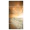Designart - Beautiful Brown Beach at Sunset - Large Beach Canvas Wall Art